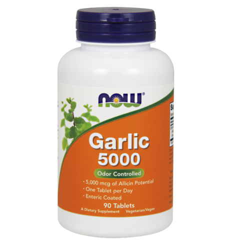 Now Foods 갈릭 5000 타블렛, 90개입, 1개