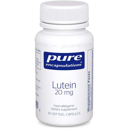 퓨어인캡슐레이션 루테인 20mg 소프트젤 캡슐, 1개, 60정