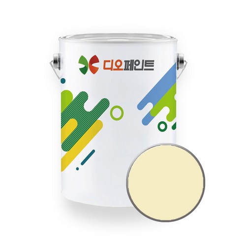 디오페인트 백토페인트 벽지벽체용 1L DC-007, 1개