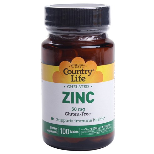 컨트리라이프 징크 50mg 타블렛, 1개, 100정