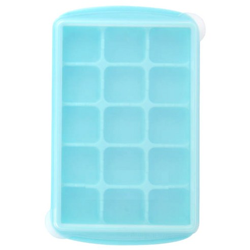투데코 실리콘 이유식 보관 아이스트레이, 225ml, 블루, 1개