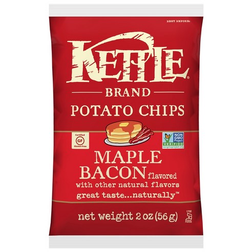 케틀브랜드 포테이토 칩, Maple Bacon, 56g, 1개
