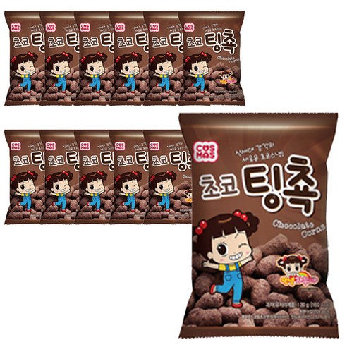 코스모스제과 초코팅쵹 스낵, 30g, 12개