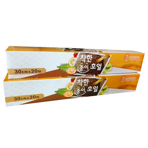 착한식재료 종이호일 30 cm x 20 m, 2개