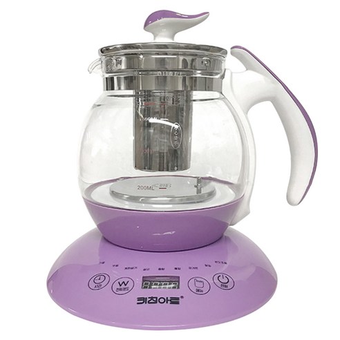 키친아트 유리 전기 멀티 티포트, KIT-1800P