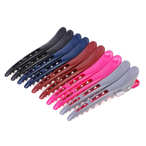 샤크클립 헤어클립 미용실 헤어핀 미용재료 샤크클립(10개), 랜덤 발송, 10개입