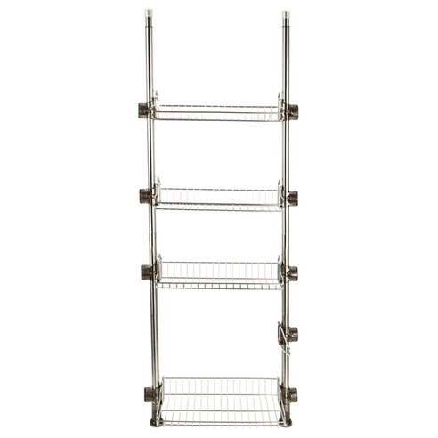 리빙씨엔피 기둥식 욕실선반 4단, 1개