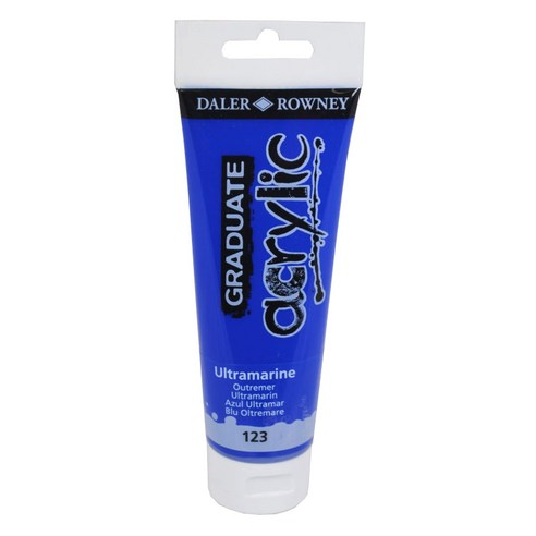델러로니 아크릴물감 006 믹싱화이트, 120ml 123Ultramarine, 1