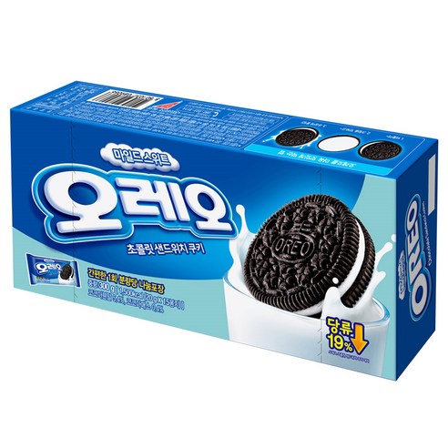 오레오 초콜릿 샌드위치 쿠키 마일드 스위트, 48개, 100g