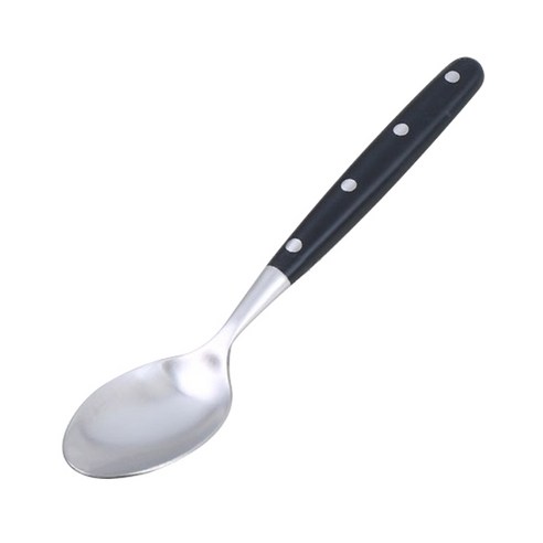 제우스 고급 테이블 스푼, 블랙, 1개