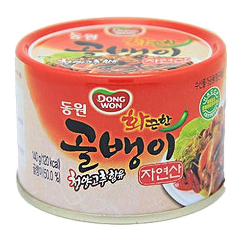 동원 화끈한 골뱅이 통조림, 140g, 1개
