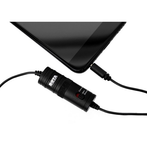 스마트폰, DSLR 카메라, 캠코더를 위한 BOYA 무지향성 콘덴서 클립온 마이크: 오디오 녹음의 필수품