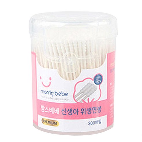 맘스베베 신생아 위생면봉, 300개입, 1개