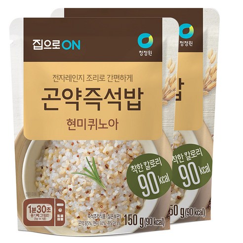 집으로온 곤약즉석밥 현미퀴노아, 150g, 2개