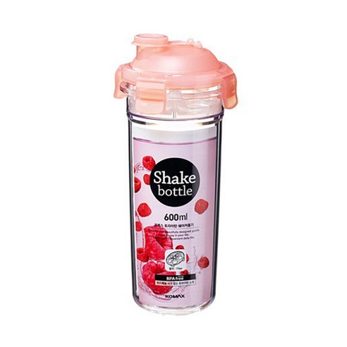 어서오이소 코멕스 트라이탄 쉐이커 물통 600ml/물통/냉장고물병/보틀/휴대용물병/스포츠물병/유리물병/플라스틱물병, 혼합 색상, 600ml, 1개