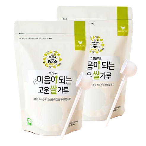 그린원푸드 미음이되는 고운쌀가루 이유식용쌀