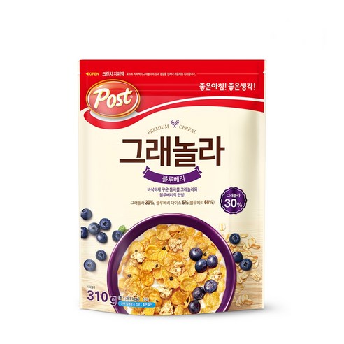 포스트 골든 그래놀라 레드빈 그린티, 360g, 1개