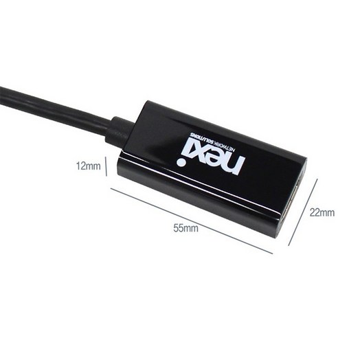넥시 DP TO HDMI 2.0 컨버터: 고해상도 및 고주사율 연결을 위한 편리한 솔루션