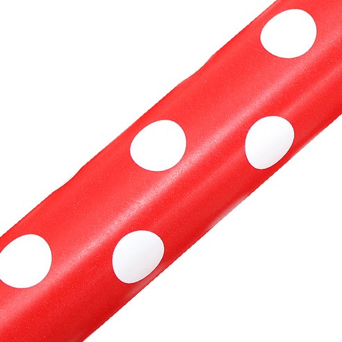 영프라자 빅도트 종이롤 포장지 53cm x 20m, 레드, 1개