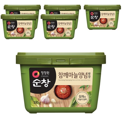 청정원순창 참깨마늘 양념 쌈장, 고구마사사미, 6개