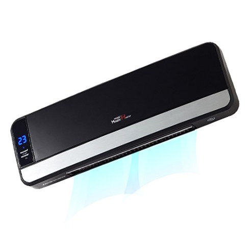 윈드피아 벽걸이 블랙 온풍기 WINDPIA-1208는 안전하고 편리한 온풍기