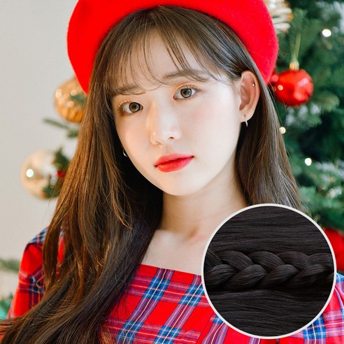 가발나라 밀착스킨 붙임머리 5섹션 아이즈 45cm, 다크블랙, 1개 - 가발/붙임머리 | 쿠팡