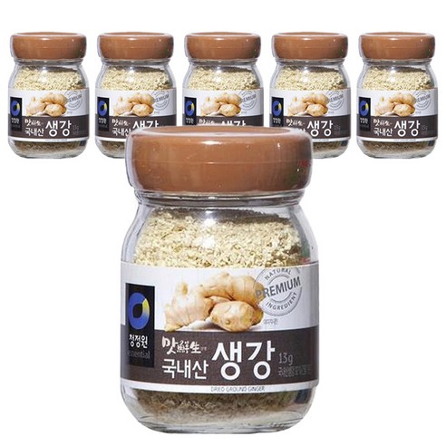 맛선생 생강 가루, 13g, 6개