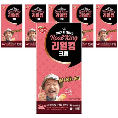 동원에프앤비 리얼킹 크랩 소시지, 55g, 96개입