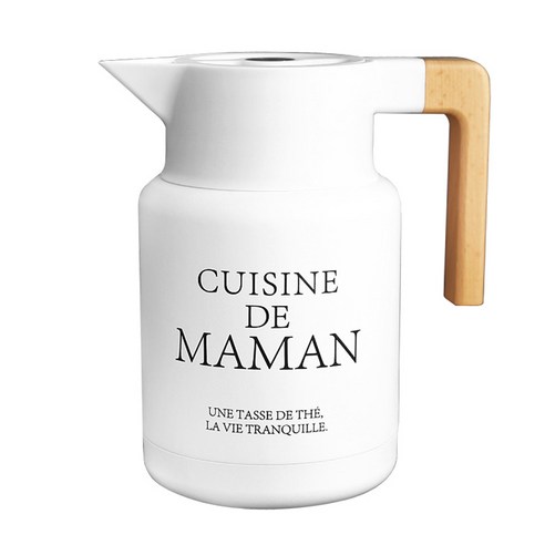 달팽이리빙 퀴진드마망 보온보냉 주전자, 1.5L, 화이트 주전자/커피/티용품 Best Top5