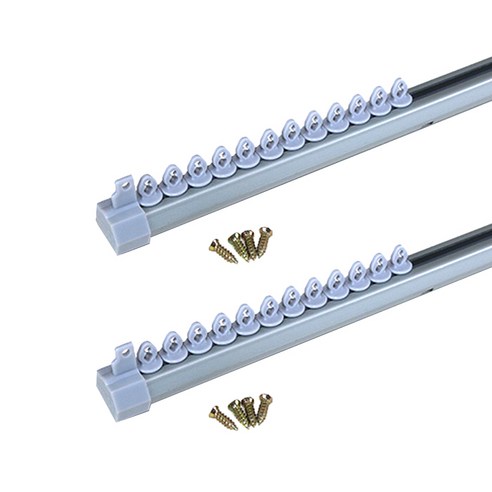 썬데코 커튼레일 2p, 회색