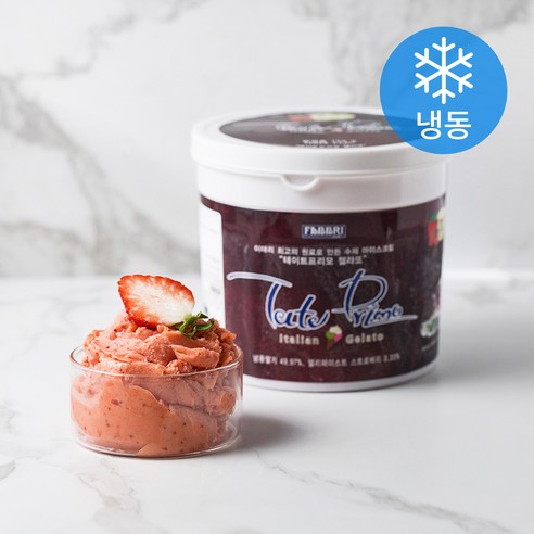 테이트 젤라또 스트로베리 (냉동), 750g, 1개입, 1개