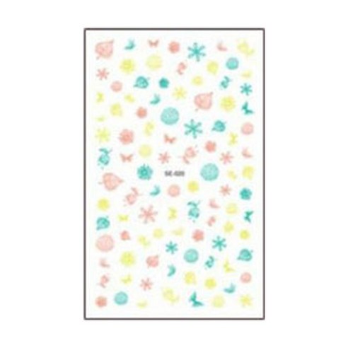 [겔럭시인] DIY 네일스티커 12종, 1개, A-3