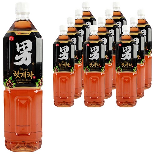 광동 힘찬하루 헛개차, 1.5L, 12개