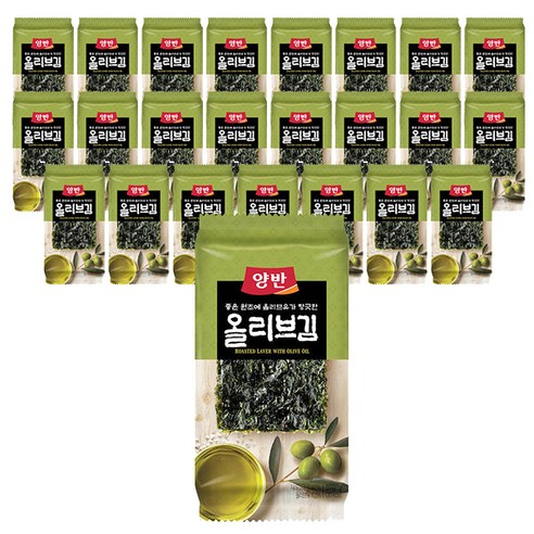 동원 양반 올리브김, 5g, 24개입