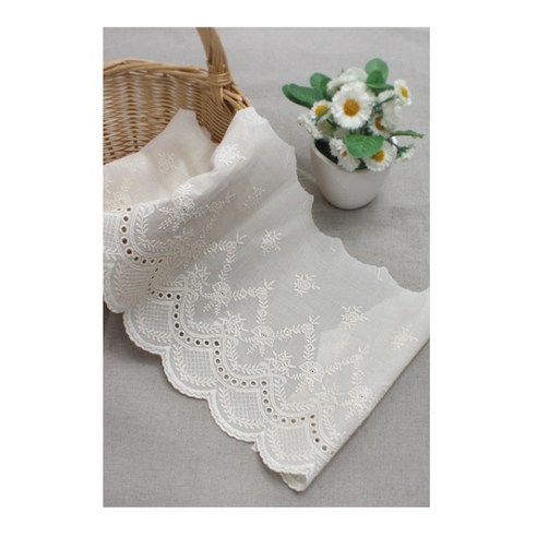 들꽃 웨이브 레이스 하나로 완성하는 감성 인테리어