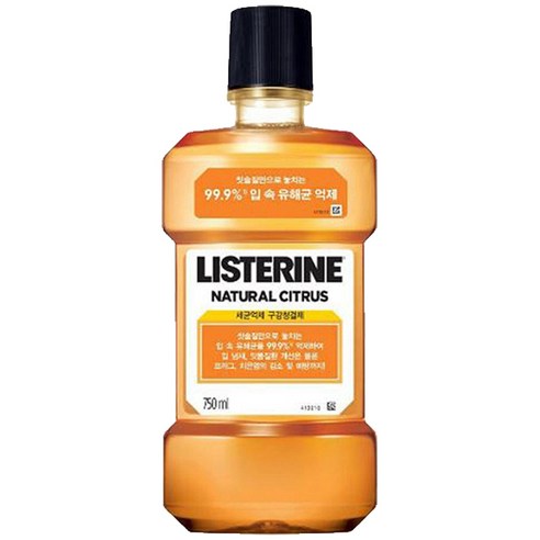 리스테린 시트러스 구강청결제, 750ml, 1개