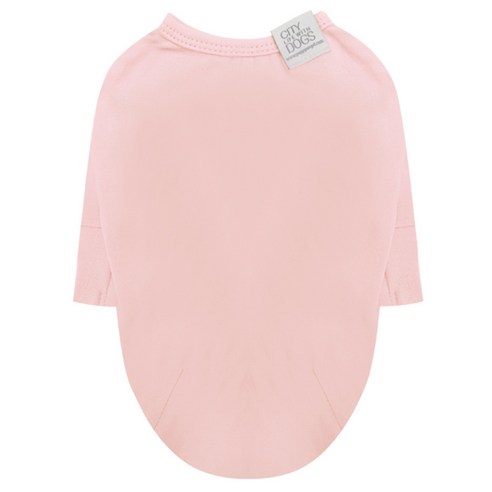 퍼피엔젤 반려동물용 데일리 7부소매 티셔츠, 502 PINK