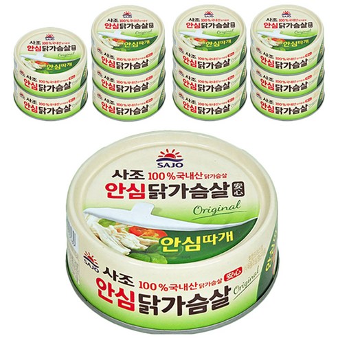 사조 안심 리얼닭가슴살, 90g, 12개