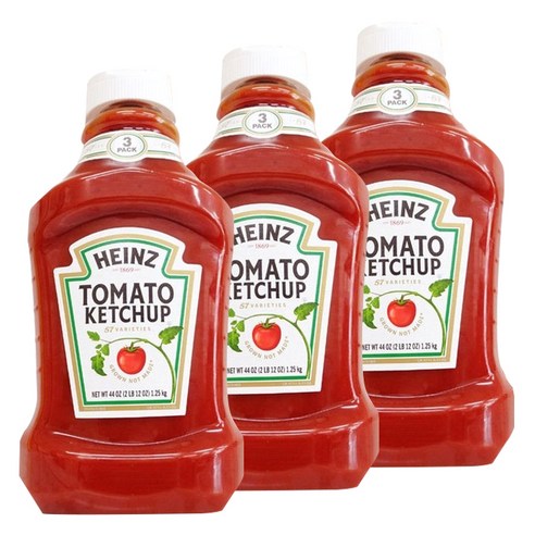 하인즈 토마토 케찹, 1.25kg, 3개