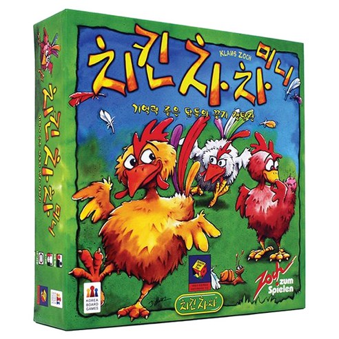 조흐 치킨차차 미니 보드게임, 혼합색상, 1개