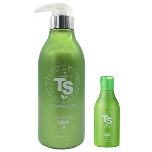 티에스샴푸 뉴 프리미엄 TS 샴푸 500ml + 100ml, 1세트