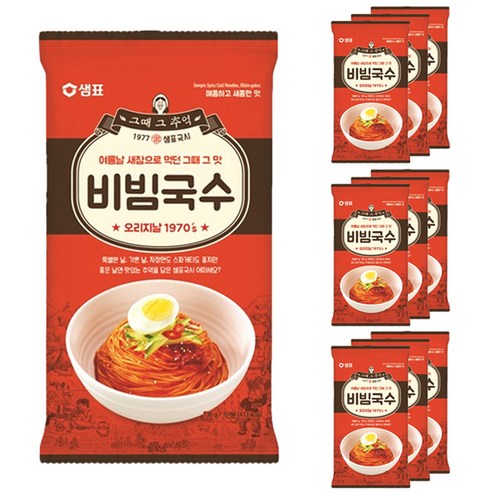 샘표 비빔국수, 135g, 10개