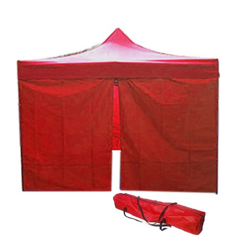 런웨이브 캐노피 방수 천막 온리유세트 A형 2 x 2 m, 레드