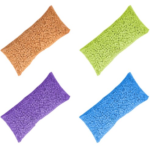 친환경편백아트 망사베개 큐브칩 9~10mm, 랜덤 발송