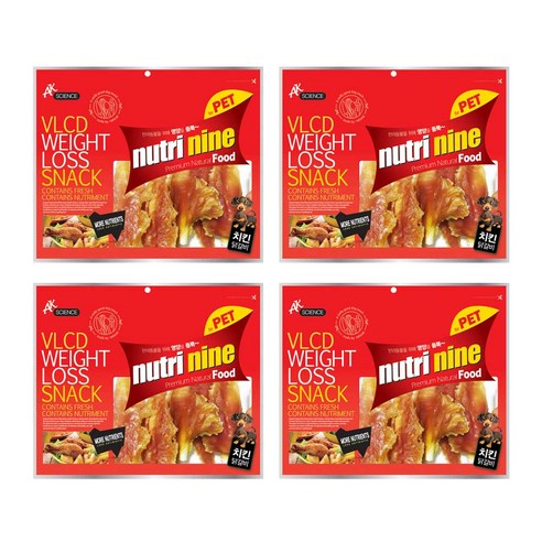 뉴트리나인 강아지간식 400g, 치킨닭갈비 맛, 4개
