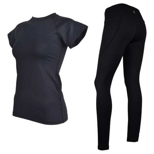 요가복 스토리원 여성 슬림 나그랑 반팔티 요가복 필라테스복 RKFT-ST30 스피카 여성용 요가복 상하의 세트 SPA507503