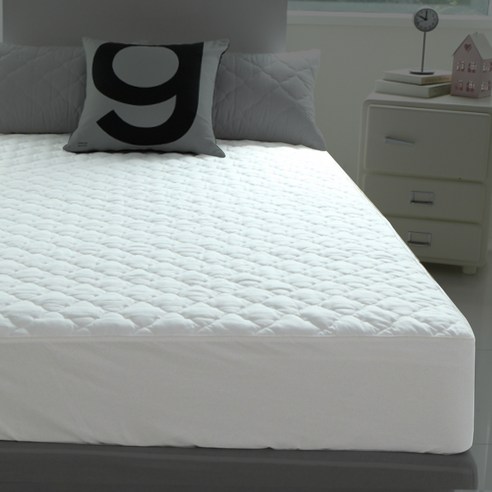 예민한 피부도 안심! 포근함으로 꿀잠을 선사하는 바숨 순면 누빔 매트리스커버