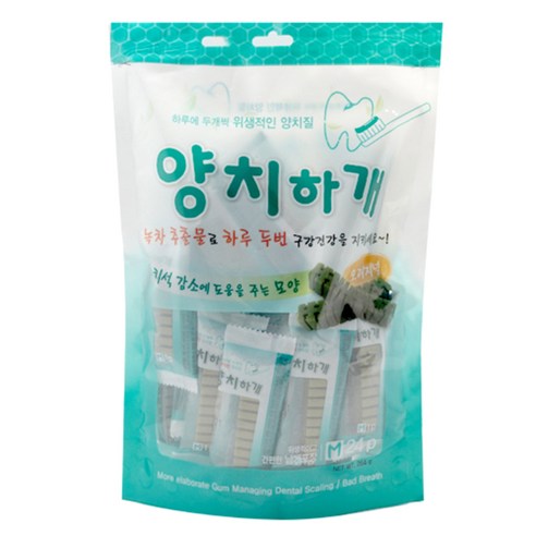 양치하개 반려견 덴탈껌 24p, 오리지널, 1개