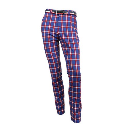 FEEL WOOD 하이체크 선염 허리자동밴드바지 CPFD3005 36 CPFD3005_블루