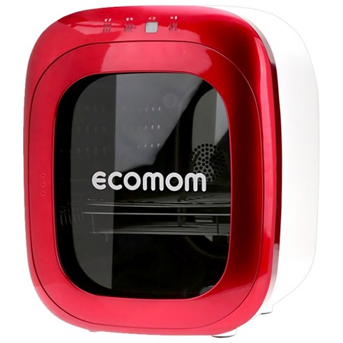 에코맘 음이온 젖병소독기 ECO 70KA, 레드, ECO-70KA